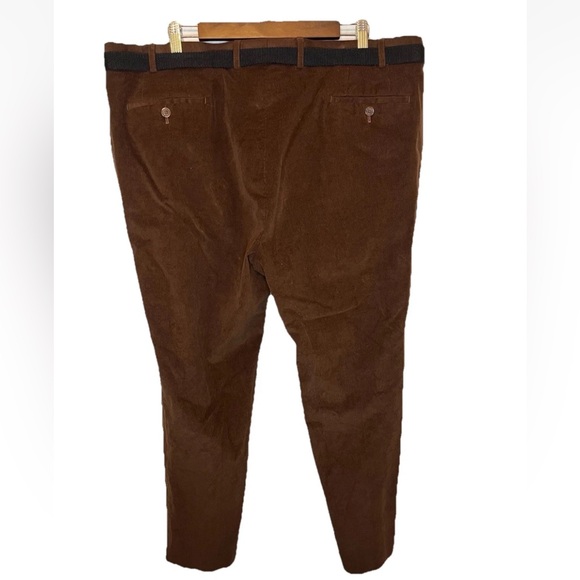 Lauren Ralph Lauren Black Label Men's Corduroy Dress Pants Size 42x32 Brown EUC - Picture 5 of 6